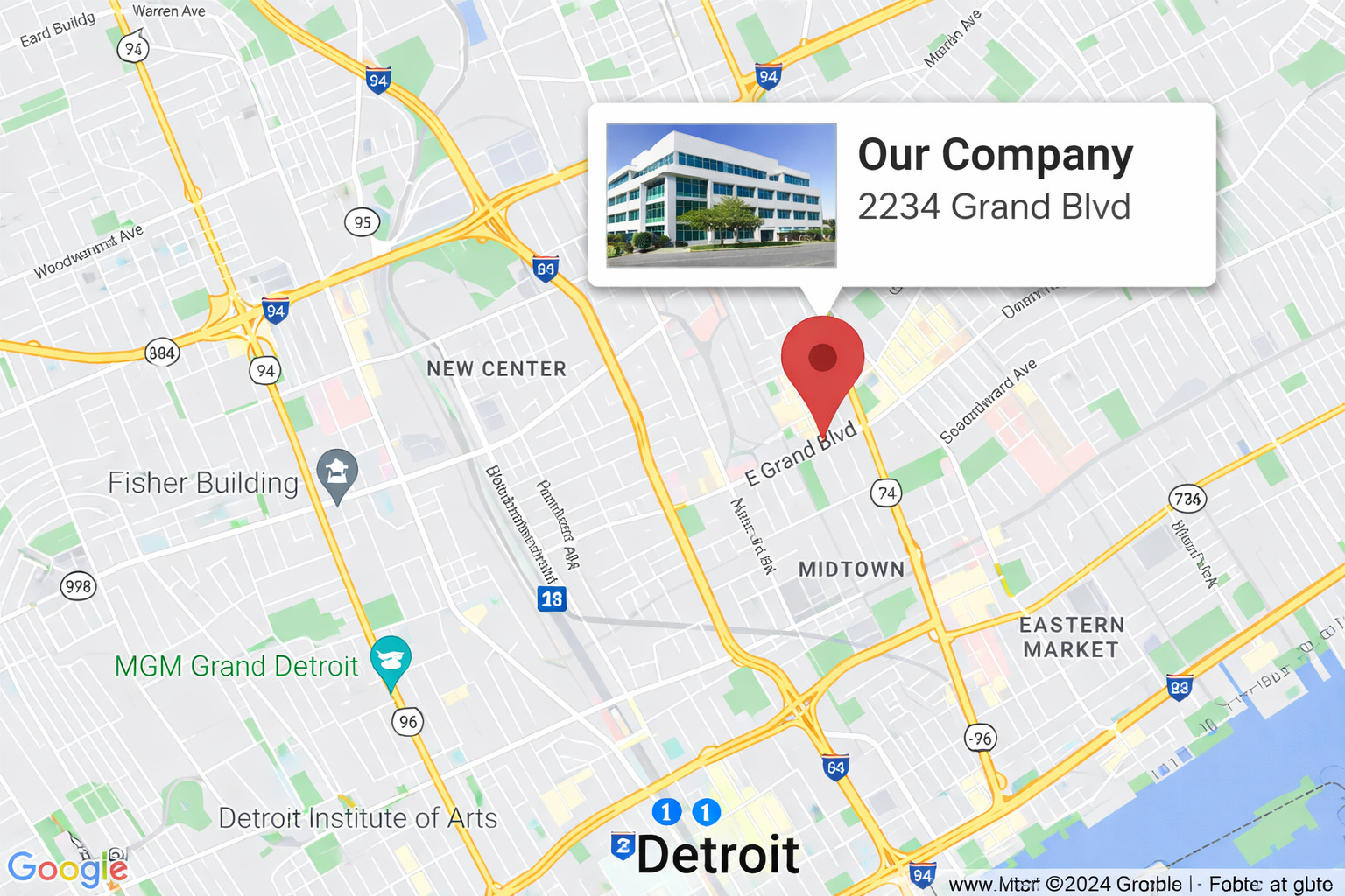 Company Location Map